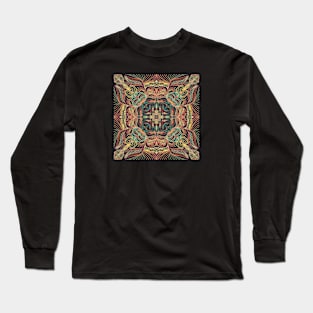 Nature tones mandala Long Sleeve T-Shirt